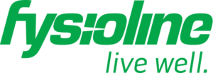 Fysioline live well logo.